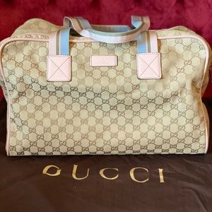 Gucci Guccissima Weekender Duffle Bag